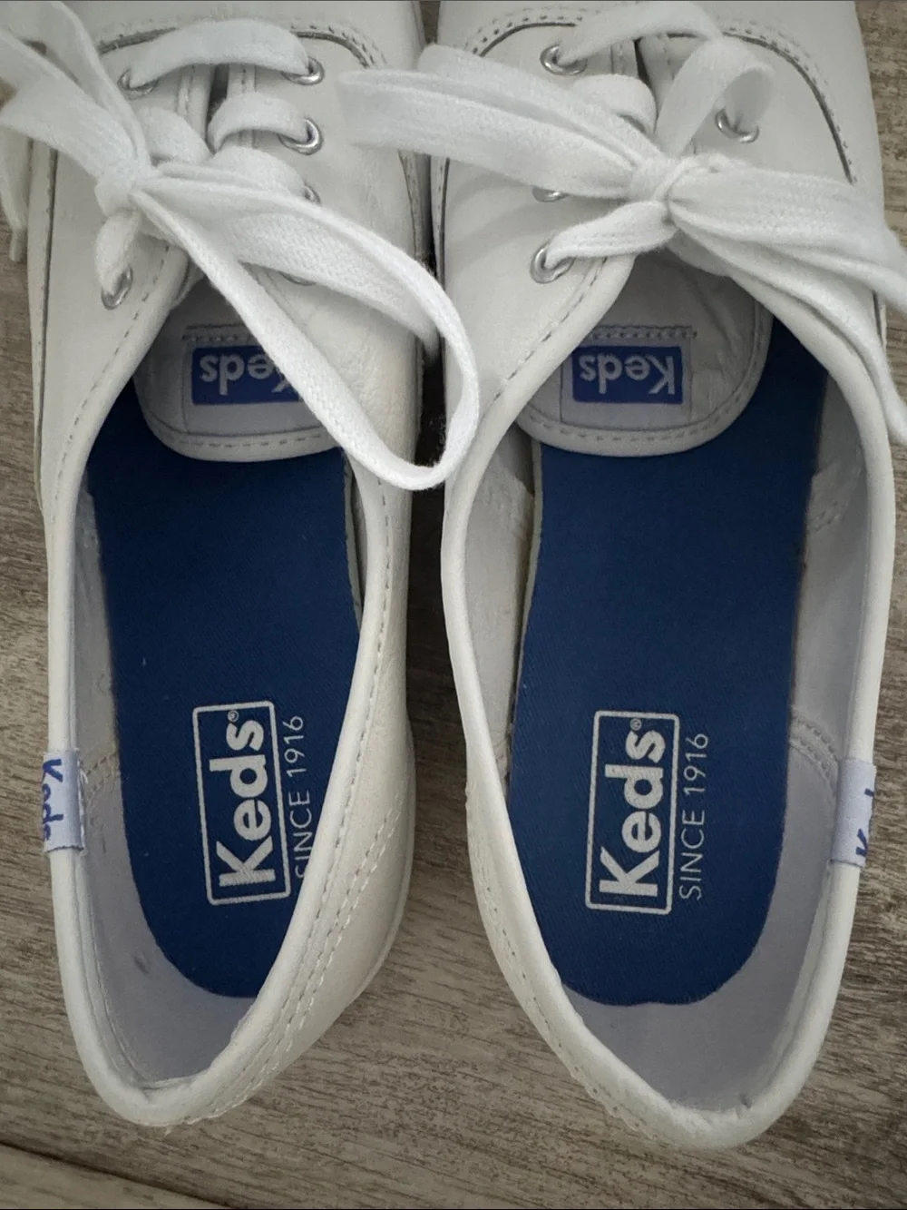 Keds White Leather Size 8 - Picture 6 of 8